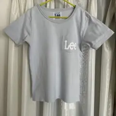Tシャツ キッズ Lee ライトグレー 胸ポケット 130