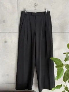 ブラック　ユニクロ　+J ウールブレンド　ガウチョパンツ 今すぐ～春まで履ける！+Jの美脚ガウチョパンツ | ファッション