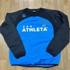 ATHLETA ピステ ウィンドブレーカー 水色/黒