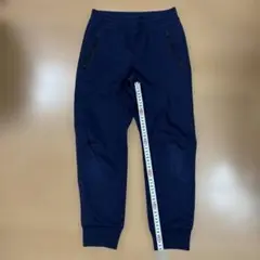 ネイビー 長ズボン ジッパーポケット付き
