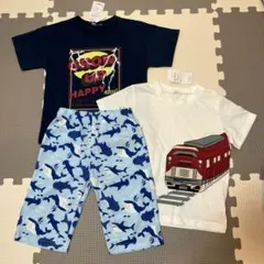 子供用Tシャツ　半ズボン　3点セット110cm