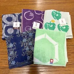 【新品】今治タオル他 ハンカチ 5点おまとめ売り