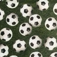 USA コットン ロバートカフマン サッカーボール 生地 ハギレ