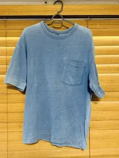ユニクロ インディゴ クルーネックTシャツ Mサイズ