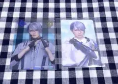 刀ミュ 長義 2点 クリアカード ふぉとカード すえひろがり 玖寿 即日匿名配送