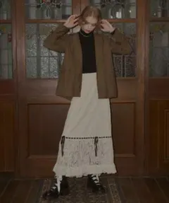 idem / romantic lace ribbon skirtのサムネイル