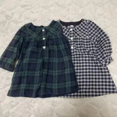 長袖シャツ 2枚セット サイズ80 無印良品