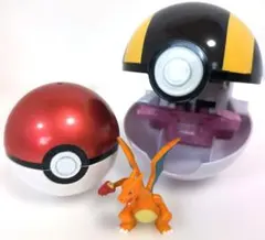 モンコレ モンスターボール 旧型 ツヤあり ポケトルゼ リザードン