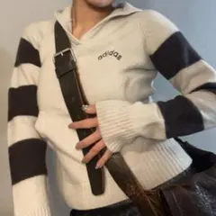 【レア】adidas アディダス ウール ニット パーカー