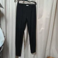 しまむらフアイバーヒートレギンス試着のみブラツクお値下げ