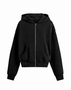 ZARA ザラ クロップドフィットフーディ XL ZARA ザラ クロップドフィットフーディ XL - メルカリ