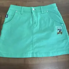 パーリーゲイツ　ゴルフ スカート 緑