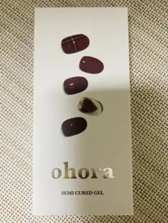 【未開封】ohora セミキュアジェル ネイルシール ハンド30ピース