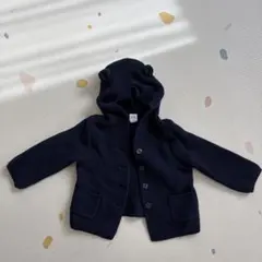 baby GAP くま耳　カーディガン　ネイビー