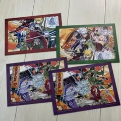 ナルト展 NARUTO 複製原画 クリアポスター三忍 木の葉の里 ミナト