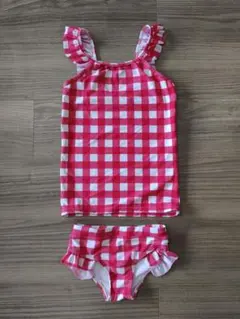 新品未使用 女の子セパレート水着 90cm目安