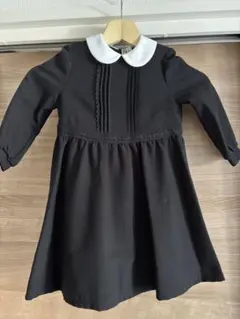 黒い長袖ワンピース 100cm