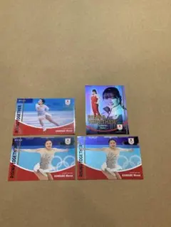 スポーツカード　フィギュアスケート　河辺愛菜選手　４枚セット　EPOCH