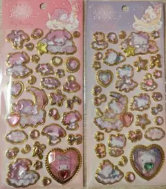 キラリンジュエリーステッカー　 マイメロディ ハローキティ