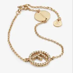 Fendi ゴールド ロゴモチーフ ブレスレット