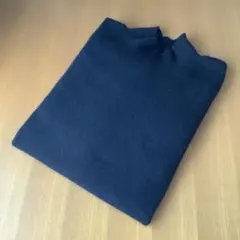 ハイネックセーター カシミヤ100% ブラック
