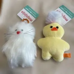 mojojojo ぬいぐるみマスコット5 2種　シロ×キイロ