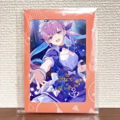 ホロライブ 湊あくあ直筆サイン入りチェキ ホロライブ 湊あくあ 直筆サイン入りチェキ風ブロマイドカード