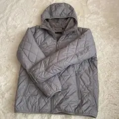 メンズUNIQLOグレー XL アウター フード付き