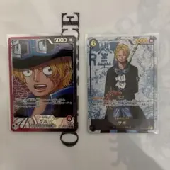ワンピカード　サボL SECパラレルセット