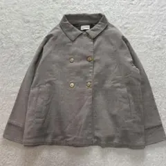 sisam シサム工房　フェアトレード コットン ダブルボタン ジャケット