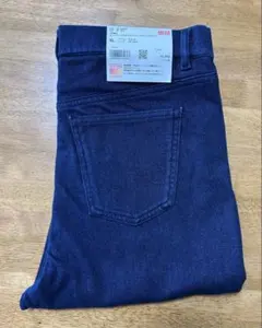 【新品】ユニクロ ヒートテックストレッチレギンスパンツ XL 68ブルー