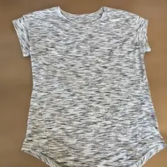 Lululemon トップス6 Swiftly Tech 半袖 白×黒　ゆったり