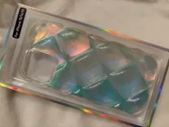 iPhoneケース　クリアキルティングケース　オーロラインナーシート付