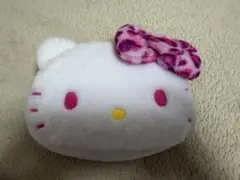 ハローキティ ポーチ ヒョウ柄リボン