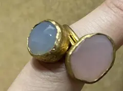 ビジュマム bijumam アメトリン×ラベンダーアメジスト リング フリー