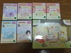 7個シルバニア　キラキラくじ　D賞1個　赤ちゃんパフェトリオ E賞2個 F賞4個