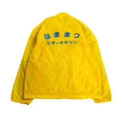adidas ジャケット　ウィンドブレーカー　ナイロン　イエロー　古着　8La