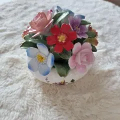 4060599  AYNSLEY エインズレイ 陶花 英国 置物 豪華な花飾り 4060599 AYNSLEY エインズレイ 陶花 英国 置物 豪華な花飾り