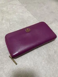 トリーバーチ 長財布 紫色