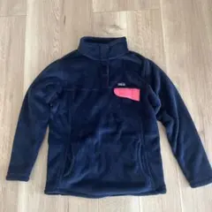 patagonia フリースジャケット XL ネイビー/ピンク　155cm