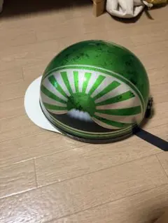 コルク半　旭日旗 新品未使用　やられ加工　フリーサイズ 半キャップ　SG規格品 コルク半 旭日旗 新品未使用 やられ加工 フリーサイズ 半キャップ SG