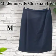 Mademoiselle Dior タイト スカート ネイビー M レディース