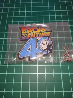 バックトゥザフューチャー フリューくじ 蓄光ラバーキーホルダー