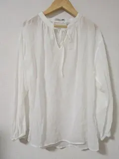 UNIQLO　ユニクロ　JWアンダーソン　コットンシアーボリュームブラウス　S