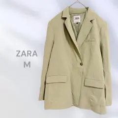 ZARA ザラ　テーラードジャケット　ピスタチオ色　カジュアル　華やか　爽やか