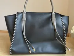 MONO COMME CA ダークグレー トートバッグ