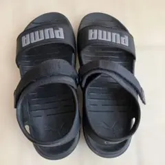 PUMA キッズ サンダル ブラック