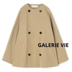 GALERIE VIE コットンウールギャバジン カラーレスショートコートのサムネイル