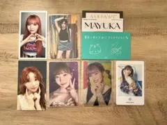 NiziU マユカ トレカ ステッカー まとめ売り