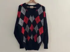 strathyre of scotland argyle v-neck knit